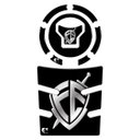 Ver imagem 1 de Kit Adesivo Tanque Nxr Bros 160 2025 2026 Escudo Cruz Fé