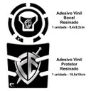 Ver imagem 2 de Kit Adesivo Tanque Nxr Bros 160 2025 2026 Escudo Cruz Fé
