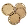 15 Fundo Bases Mdf para Crochê Cestos Fio de Malha 12cm - 2