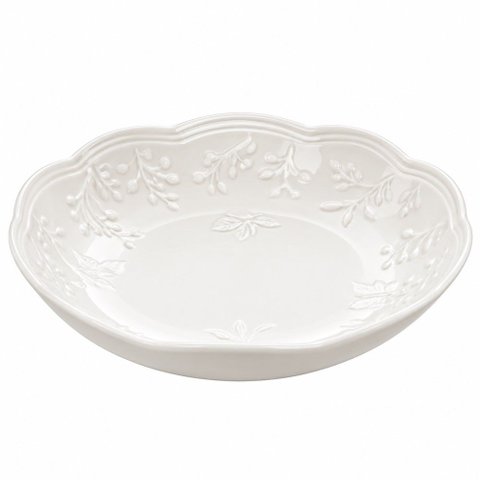 Conjunto 06 Pratos Fundos Porcelana New Bone 21,5 cm Lyor