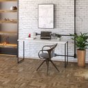 Ver imagem 2 de Kit 02 Mesas Para Escritório e Home Office Industrial Aspen 150 cm C01 Snow - Lyam Decor