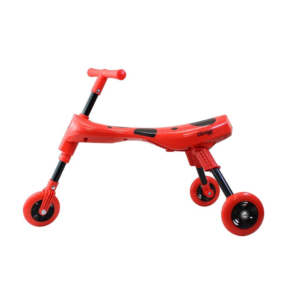 Triciclo Infantil Smart 274 com Empurrador com Capota Bandeirante - Preto