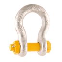 Ver imagem 1 de Manilha p/ cabo aço 1/2" curva pesado galv c/ porcaPlus