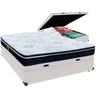 Cama Box Baú e Colchão Orthosono D33 com Pillow Top Viúvo Anjos: Branco - 1