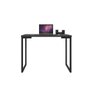 Mesa Industrial Escrivaninha Moderna Mdf 120x60 Metalon Preto Plancasa - 1