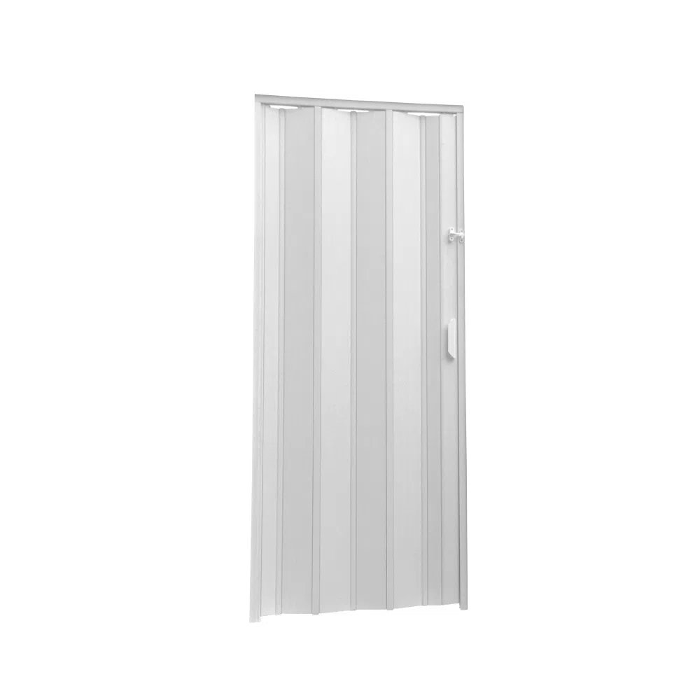 Porta Sanfonada PVC 0,60x2,10 Multilit Branco - 1