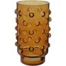 Vaso Decorativo Enfeite Casa Dots Home&co Vidro 22x11x11cm Âmbar - 1
