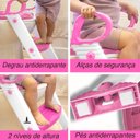 Ver imagem 3 de Assento Redutor Infantil com Escadinha Vaso Sanitário Lorben