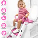 Ver imagem 2 de Assento Redutor Infantil com Escadinha Vaso Sanitário Lorben