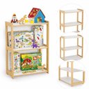 Ver imagem 4 de Estante Montessori Infantil MDF Organizadora Brinquedos Livros Quarto Brinquedoteca 75cm