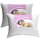 Ver imagem 1 de Kit 2 Travesseiros Fibra Siliconada Antialérgico Macio 45x65cm Bf Colchões