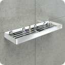 Ver imagem 2 de Suporte Porta Shampoo Prateleira Cromado De Parede Plus