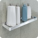 Ver imagem 1 de Suporte Porta Shampoo Prateleira Cromado De Parede Plus