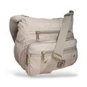 Ver imagem 1 de Bolsa Carteiro Masculina Transversal Lona Reforçada Wlxy 8805