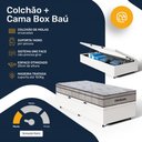 Ver imagem 4 de Cama Box Baú com Colchão Ortobom de Molas Ensacadas Pillow In Pro Vida Solteiro 88cm