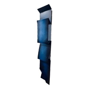Decoração Escultura de Parede em Metal Casa Exclusivo no Brasil Home Decor Azul Estonado