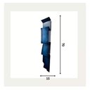 Ver imagem 3 de Decoração Escultura de Parede em Metal Casa Exclusivo no Brasil Home Decor Azul Estonado