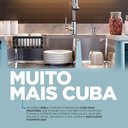 Ver imagem 2 de Kit Cuba Dupla Gourmet com Acessórios Solo 50x25x40 e Válvulas e Escorredor e Tampas Decorativas Are
