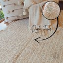 Ver mais imagens de Tapete Artesanal Sala Quarto Algodão Caramelo Branco Cadere 250 x 380