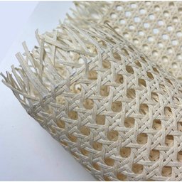 Palhinha Indiana Rattan Sextavada Tela Natural 3m X 50cm Cor:palha - 2