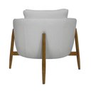 Ver mais imagens de Poltrona Decorativa Austin Bouclé Cinza Claro - Nexta Casa