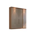 Ver imagem 1 de Guarda Roupa Solteiro 4 Portas e 4 Gavetas Ph 1717 Nogueira/Fendi Herval
