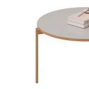 Ver imagem 3 de Mesa de Centro Tampo Redondo e Pés em Metal Dourado Dj Móveis Cleia Bali