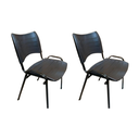 Ver imagem 1 de Cadeira New Iso Oblongo Preta Invicta Office Kit com 2 Cadeiras