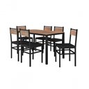 Ver imagem 4 de Conjunto De Jantar Curitiba 1,36M C/6 Cadeiras Preto