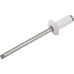 Rebite Alumínio Branco 4,0x12mm 412 com 1000 Peças - Vonder - 1