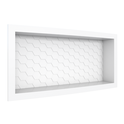 Nicho Banheiro em Plástico Injetádo Branco 60x27