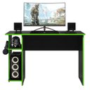 Ver imagem 1 de Mesa de Escritório YorK Q01 - Doce Sonho Móveis MESA DE ESCRITORIO MESA GAMER Preto/Verde