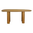 Ver imagem 3 de Mesa de Jantar Organik Tampo Laminado Cinamomo 180x90cm - Amêndoa/madeira