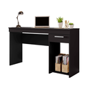 Ver imagem 2 de Escrivaninha Office com 1 Gaveta e 1 Nicho Preto - Notável Móveis