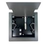 Caixa De Tomadas Piso C\ Tampa Metálica Cinza SPE-900-TBM - 3