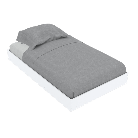 CAMA BAIXA PARA COLCHÃO 185X110 M484.B (CASA, PRAIA, CAMPO) MUNDI MOVEIS