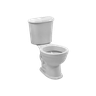 Bacia Sanitária com Caixa Acoplada Évora 6L Branca Luzarte - 1