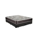 Ver imagem 1 de Cama Box Queen Colchão Gold Espuma D33 Acolchões + Box Sintético 60x158x198:Cinza