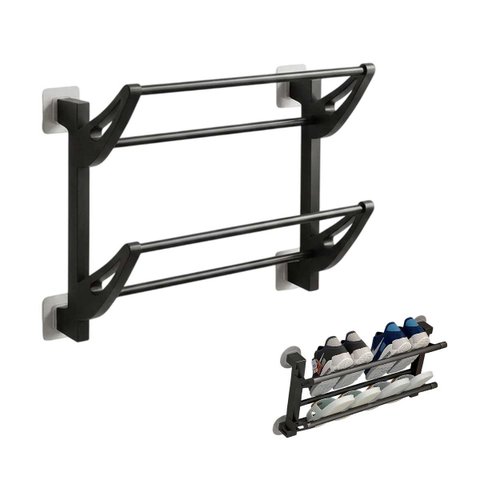 Suporte Organizador Sapateiro Toalha Banheiro Parede Quarto Closet Lavanderia Sala Casa Multiuso