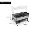 Ver imagem 3 de Escorredor de Louça Calha Úmida Speciale Pro 32x48,5x42cm em Aço Inox com Bandeja Coletora