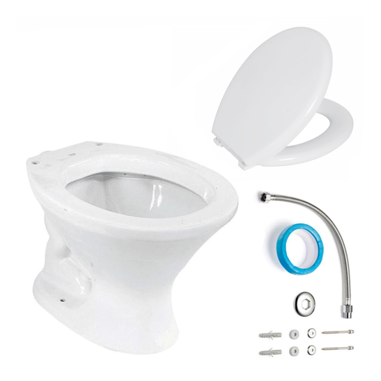 Combo Completo Bacia Infantil Convencional Diamantina Ip72+kit - Icasa - Cbcinf00