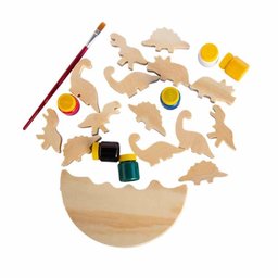 Kit Pinte e Brinque - Jogo de Equilíbrio - Dinossauros - Fabrika Dos Sonhos - 3