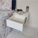 Ver imagem 6 de Nicho Com Gaveta Secreta Abertura Frontal Trava Por Chave Mão Direita em MDF Branco