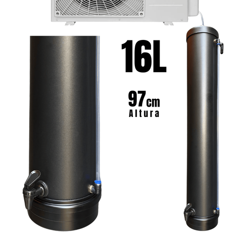 Dreno Ecológico P/ Ar Condicionado Drenoeco - 16l - Cor Preto - 97 Cm.
