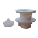 Ver imagem 5 de Válvula Plástica Branca 7/8 para Pia Sintética Comum:branca