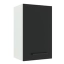 Ver imagem 1 de Armário de Cozinha Aéreo 40 cm 1 Porta Branco/Preto Agata Madesa