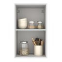 Ver imagem 7 de Armário de Cozinha Aéreo 40 cm 1 Porta Branco/Preto Agata Madesa