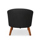 Ver imagem 7 de Poltrona Sala Decorativa Kit 2 Stella Pé Madeira Trapézio Castanho Sintético D03 - D’Rossi