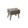 Kit 02 Poltrona Decorativa e Puff Opala Suede Capuccino SMF DECOR - 4