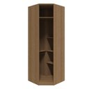 Ver imagem 2 de Guarda Roupa Modulado 01 Porta Vidro Canto Obliquo 245cm Setiba